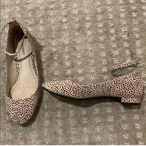 Old Navy Faux-Suede Cheetah Print Ballet Flats